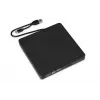 Optical Disc Drive IBOX IED03 DVD±RW USB 3.1 Gen1 (USB-C) Juodas, dėklas, 24x CD / 8x DVD