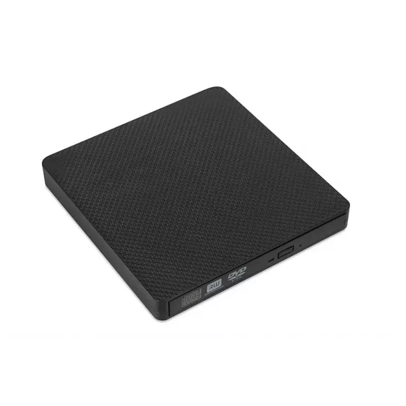 Optical Disc Drive IBOX IED03 DVD±RW USB 3.1 Gen1 (USB-C) Juodas, dėklas, 24x CD / 8x DVD