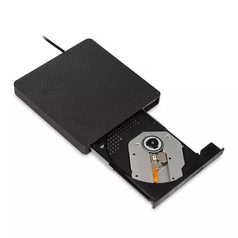 Optical Disc Drive IBOX IED03 DVD±RW USB 3.1 Gen1 (USB-C) Juodas, dėklas, 24x CD / 8x DVD