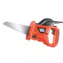 Rankinis pjūklas Juoda & Decker KS880EC-QS – rankinis pjūklas, ašmenų ilgis 23,9 cm, ergonomiška rankena, oranžinis