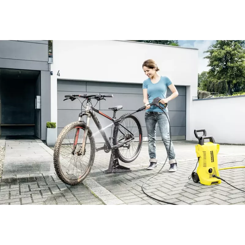 Aukšto slėgio plovimo įrenginys Karcher K 2 POWER CONTROL HOME — elektrinis, 1400 W, 110 bar, 360 l/h, 5 m žarna, vertikalus