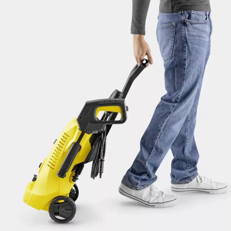 Aukšto slėgio plovimo įrenginys Karcher K 2 POWER CONTROL HOME — elektrinis, 1400 W, 110 bar, 360 l/h, 5 m žarna, vertikalus
