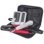 “tinklo Tool Kit” INTELLINET 4 dalių — vienoje komplektacijoje: presavimo įrankis, įrankis laidams įspausti, tinklo kabelio testeris, juodos spalvos
