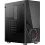 Kompiuterio korpusas AEROCOOL Zauron Midi Tower Juoda — Midi-Tower, šoninis langas, palaiko ATX/microATX/Mini-ITX, maks. GPU 32,5 cm, CPU aušintuvo aukštis 166 mm, 2x 3,5 colio lizdų, 4x 2,5 colio lizdų