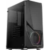 Kompiuterio korpusas AEROCOOL Zauron Midi Tower Juoda — Midi-Tower, šoninis langas, palaiko ATX/microATX/Mini-ITX, maks. GPU 32,5 cm, CPU aušintuvo aukštis 166 mm, 2x 3,5 colio lizdų, 4x 2,5 colio lizdų