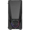 Kompiuterio korpusas AEROCOOL Zauron Midi Tower Juoda — Midi-Tower, šoninis langas, palaiko ATX/microATX/Mini-ITX, maks. GPU 32,5 cm, CPU aušintuvo aukštis 166 mm, 2x 3,5 colio lizdų, 4x 2,5 colio lizdų