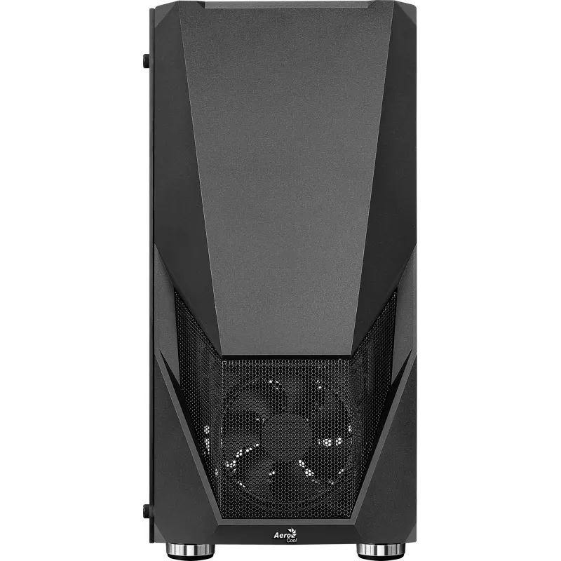 Kompiuterio korpusas AEROCOOL Zauron Midi Tower Juoda — Midi-Tower, šoninis langas, palaiko ATX/microATX/Mini-ITX, maks. GPU 32,5 cm, CPU aušintuvo aukštis 166 mm, 2x 3,5 colio lizdų, 4x 2,5 colio lizdų