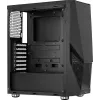 Kompiuterio korpusas AEROCOOL Zauron Midi Tower Juoda — Midi-Tower, šoninis langas, palaiko ATX/microATX/Mini-ITX, maks. GPU 32,5 cm, CPU aušintuvo aukštis 166 mm, 2x 3,5 colio lizdų, 4x 2,5 colio lizdų