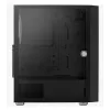 PC Midi Tower korpusas AEROCOOL Graphite‑G‑BK‑v2 — juodas, ATX/Micro‑ATX/Mini‑ITX, priekyje 2×140 mm+gale 1×140 mm