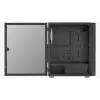 PC Midi Tower korpusas AEROCOOL Graphite‑G‑BK‑v2 — juodas, ATX/Micro‑ATX/Mini‑ITX, priekyje 2×140 mm+gale 1×140 mm