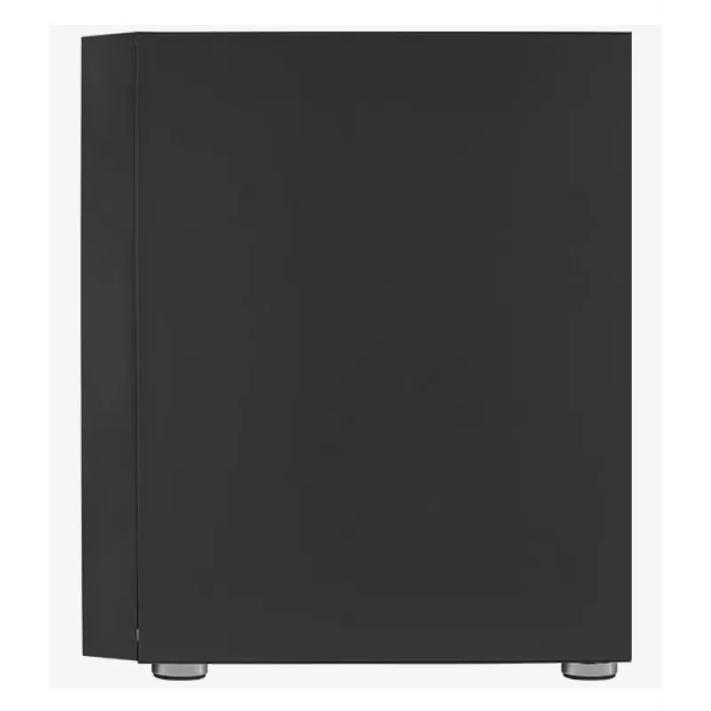 PC Midi Tower korpusas AEROCOOL Graphite‑G‑BK‑v2 — juodas, ATX/Micro‑ATX/Mini‑ITX, priekyje 2×140 mm+gale 1×140 mm