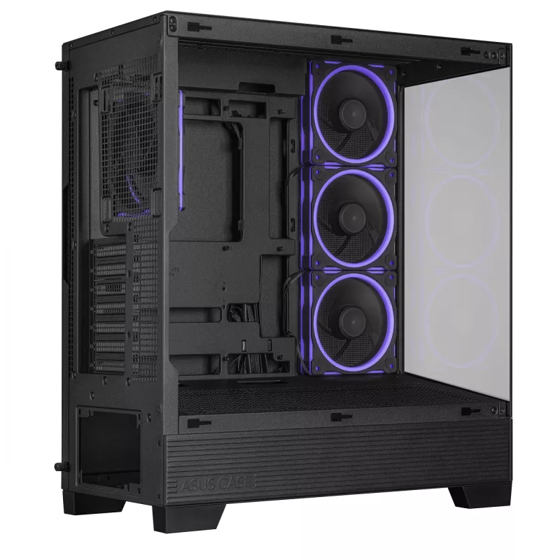 ASUS A31 Plus TG ARGB Juoda Midi Tower