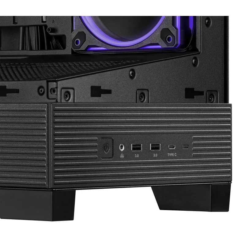 ASUS A31 Plus TG ARGB Juoda Midi Tower