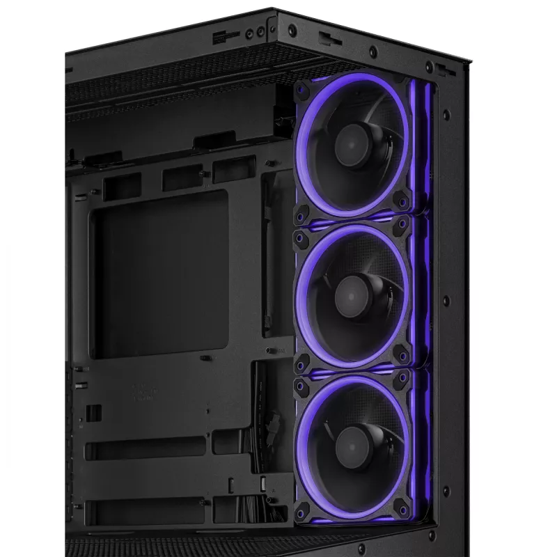 ASUS A31 Plus TG ARGB Juoda Midi Tower