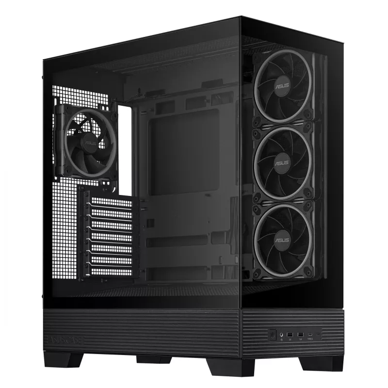 ASUS A31 Plus TG ARGB Juoda Midi Tower