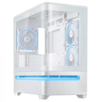 ASUS PRIME AP202 ARGB Midi Tower baltas