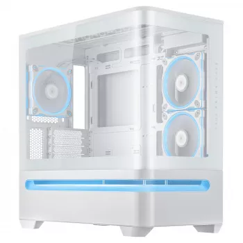 ASUS PRIME AP202 ARGB Midi Tower baltas