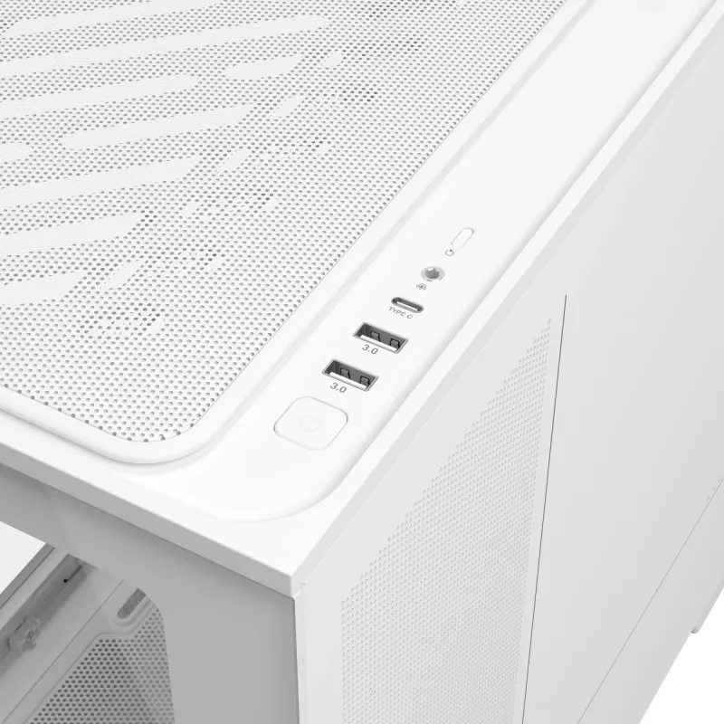 ASUS PRIME AP202 ARGB Midi Tower baltas