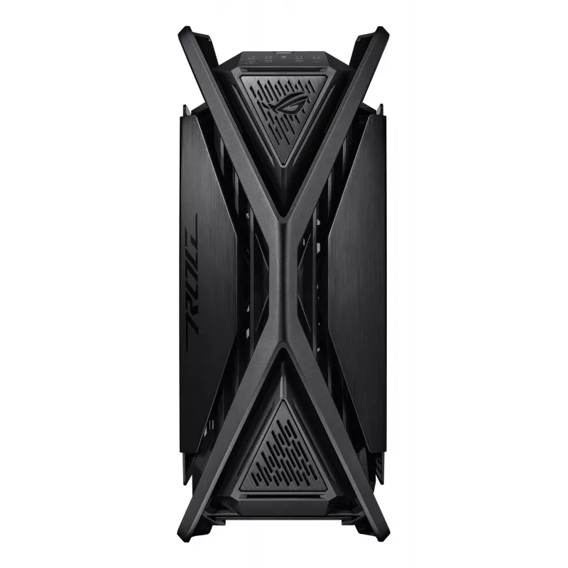 Kompiuterio korpusas ASUS ROG Hyperion GR701 BTF Edition Tower — juodas, grūdintas stiklas, E-ATX/ATX/microATX palaikymas, 46 cm GPU, 420 mm viršutinis radiatorius