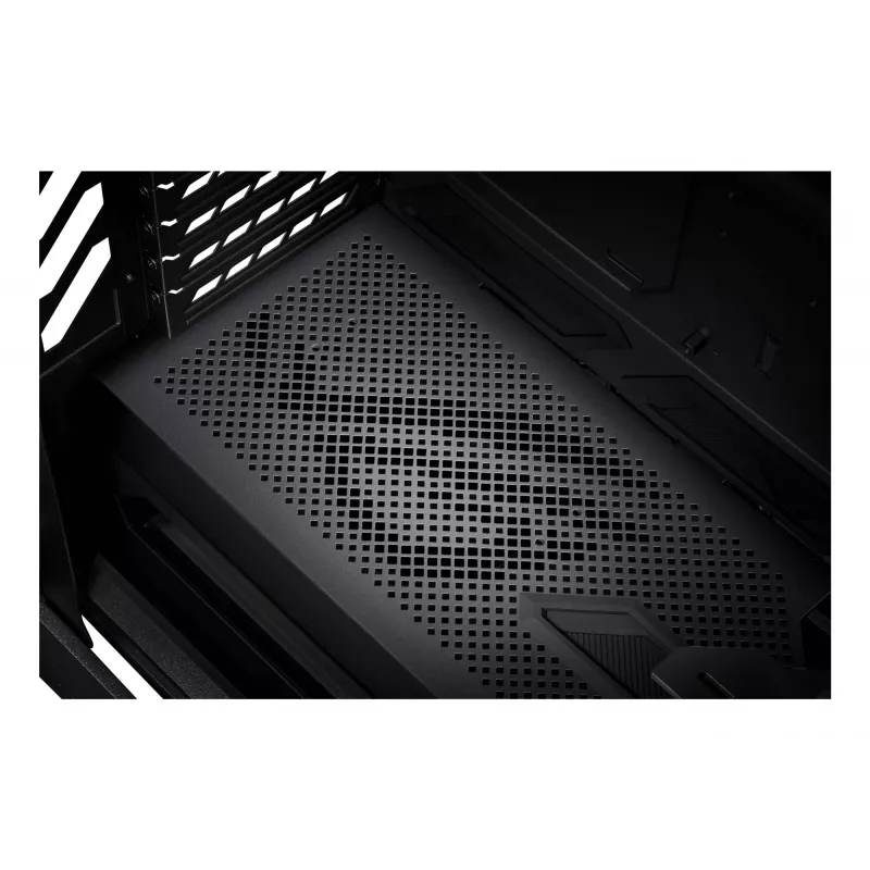 Kompiuterio korpusas ASUS ROG Hyperion GR701 BTF Edition Tower — juodas, grūdintas stiklas, E-ATX/ATX/microATX palaikymas, 46 cm GPU, 420 mm viršutinis radiatorius
