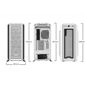 PC korpusas be quiet! Silent Base 802 Window White Midi Tower