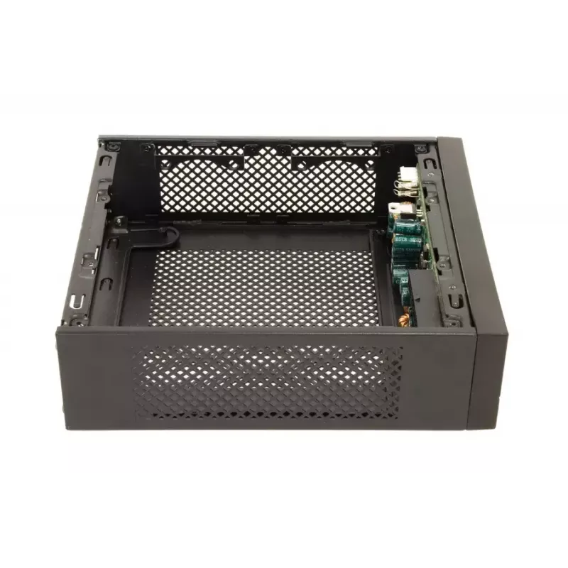 PC korpusas CHIEFTEC IX-01B-OP Small Form Factor SFF Mini-ITX, 1×3,5 col. niša, plienas, juodas