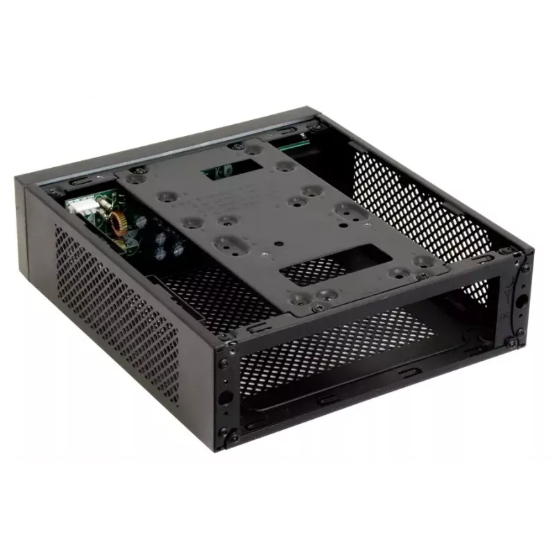 PC korpusas CHIEFTEC IX-01B-OP Small Form Factor SFF Mini-ITX, 1×3,5 col. niša, plienas, juodas