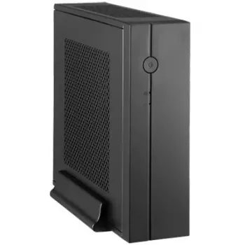 PC korpusas CHIEFTEC IX-01B-OP Small Form Factor SFF Mini-ITX, 1×3,5 col. niša, plienas, juodas