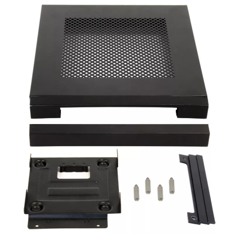 Chieftec IX-03B Mini Tower juodas 85 W