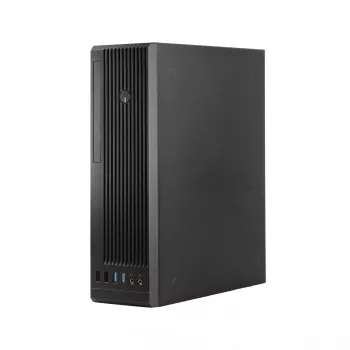 CHIEFTEC BE-10B-300 kompiuterio korpusas, mažas formos faktorius, juodas, microATX, 300 W maitinimo blokas, 22 cm GPU