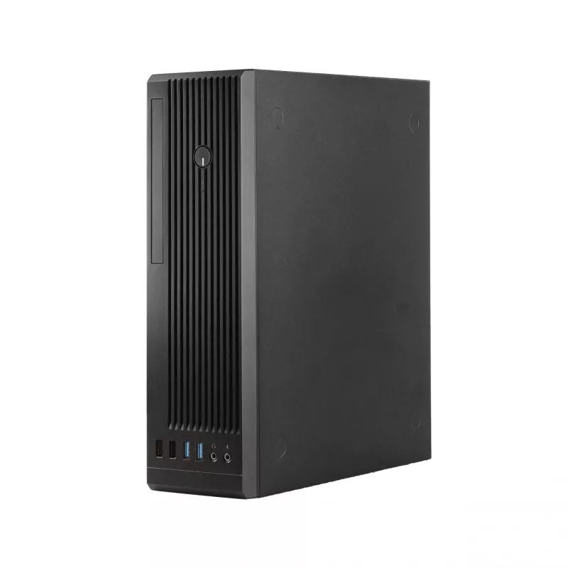 CHIEFTEC BE-10B-300 kompiuterio korpusas, mažas formos faktorius, juodas, microATX, 300 W maitinimo blokas, 22 cm GPU