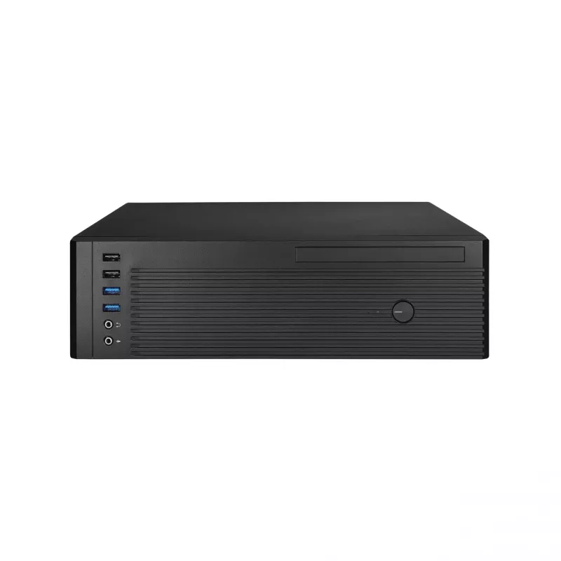 CHIEFTEC BE-10B-300 kompiuterio korpusas, mažas formos faktorius, juodas, microATX, 300 W maitinimo blokas, 22 cm GPU