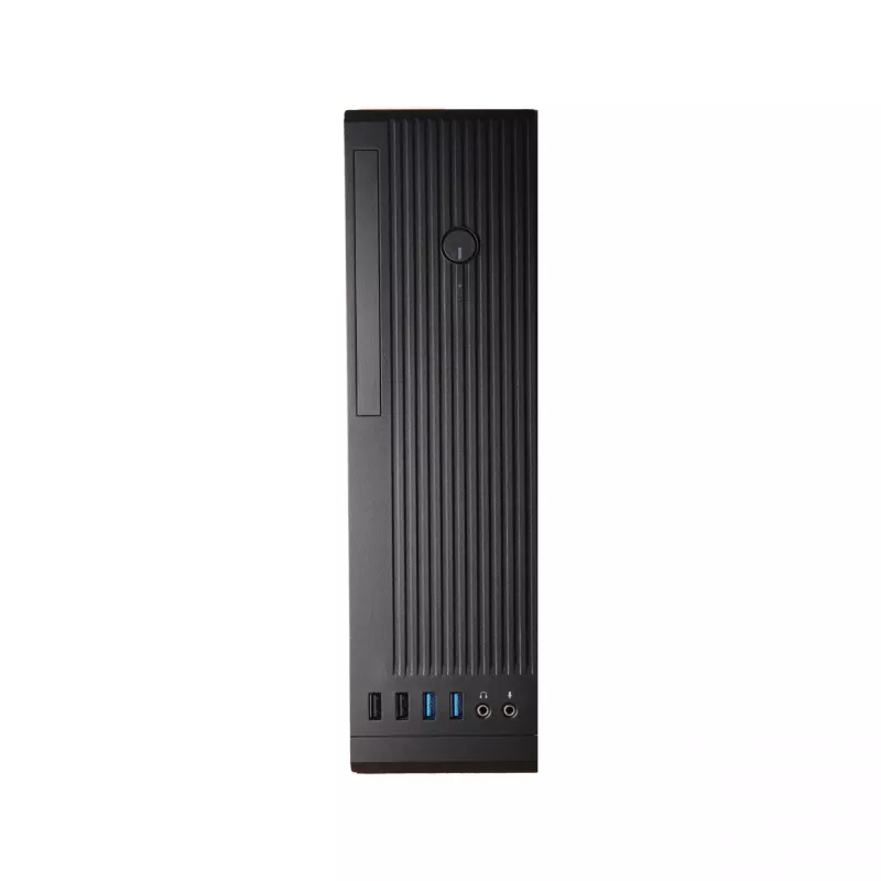 CHIEFTEC BE-10B-300 kompiuterio korpusas, mažas formos faktorius, juodas, microATX, 300 W maitinimo blokas, 22 cm GPU