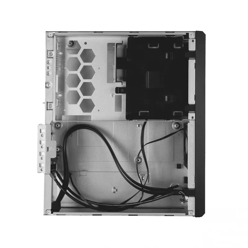 CHIEFTEC BE-10B-300 kompiuterio korpusas, mažas formos faktorius, juodas, microATX, 300 W maitinimo blokas, 22 cm GPU