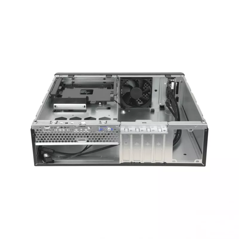 CHIEFTEC BE-10B-300 kompiuterio korpusas, mažas formos faktorius, juodas, microATX, 300 W maitinimo blokas, 22 cm GPU