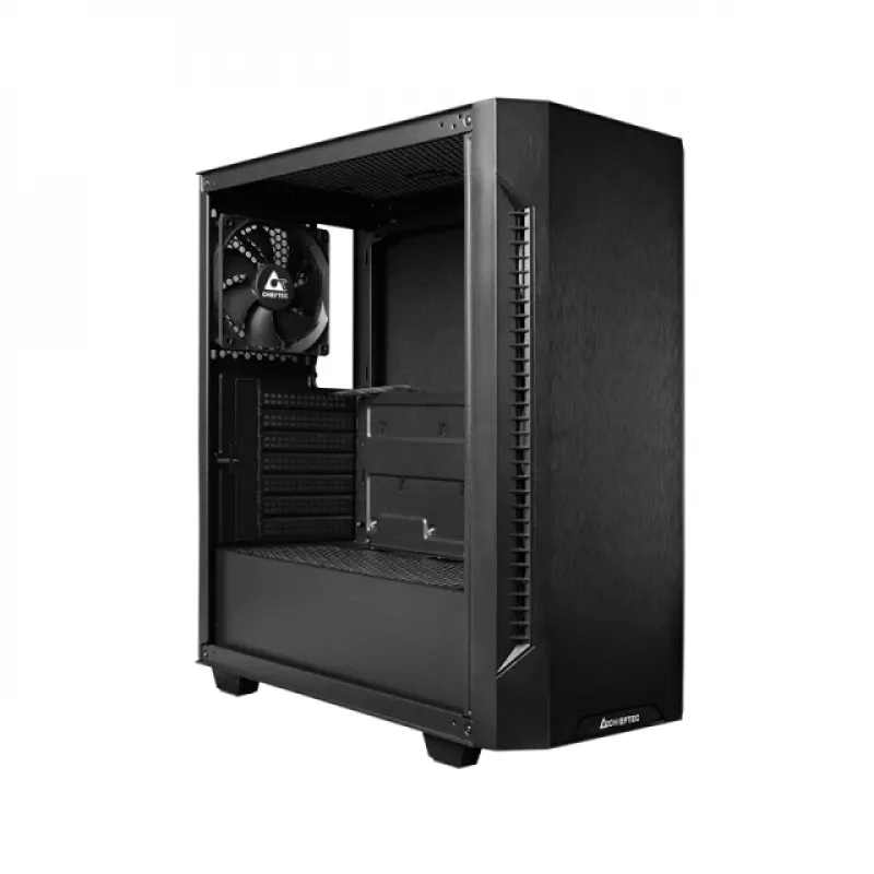 CHIEFTEC AS-01B-OP korpusas, Full Tower ATX, palaiko iki 320 mm GPU, 170 mm aukščio CPU aušintuvą, 2×3,5 col. + 2×2,5 col. nišos, USB 3.2 Gen1