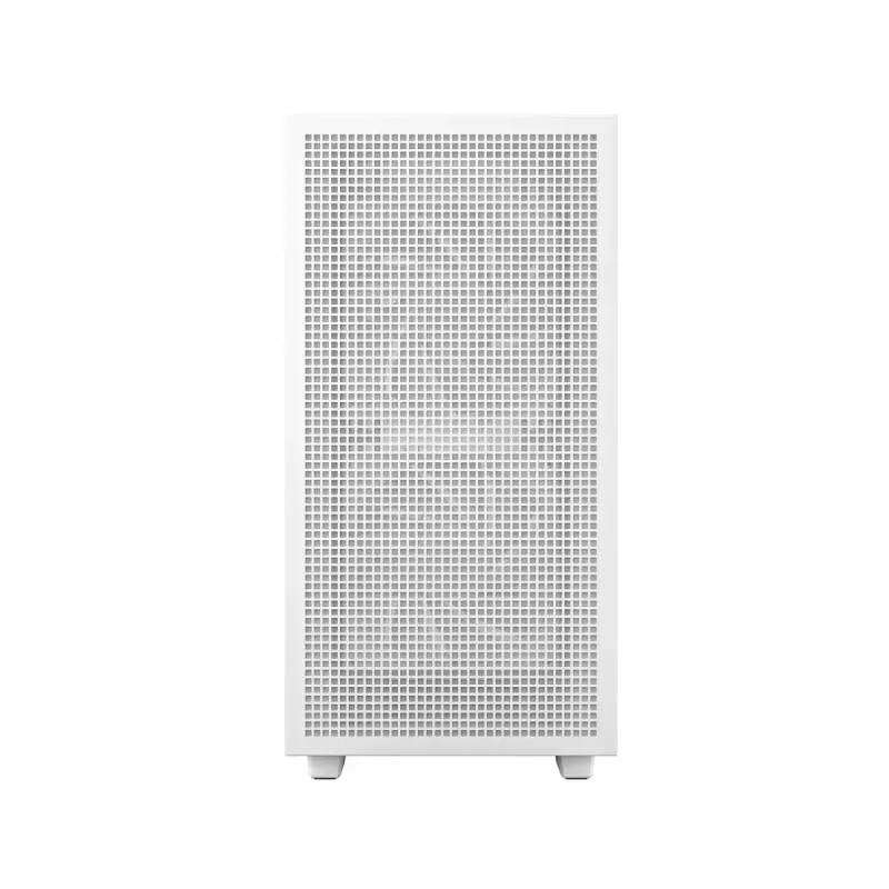 PC korpusas DeepCool CH360 micro ATX baltas — grūdintas stiklas, 2x140 mm priekiniai ventiliatoriai, USB-C, palaiko GPU iki 320 mm