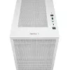 PC korpusas DeepCool CH360 micro ATX baltas — grūdintas stiklas, 2x140 mm priekiniai ventiliatoriai, USB-C, palaiko GPU iki 320 mm
