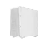 PC korpusas DeepCool CH360 micro ATX baltas — grūdintas stiklas, 2x140 mm priekiniai ventiliatoriai, USB-C, palaiko GPU iki 320 mm