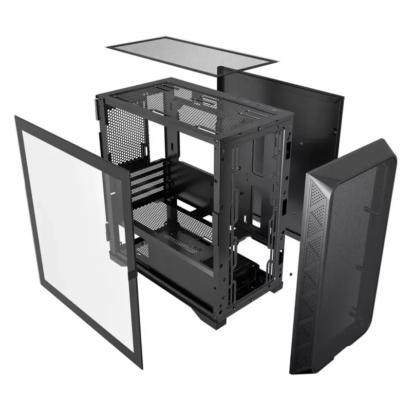Kompiuterio korpusas Gembird CCC-FC-MK200 ATX korpusas juodas