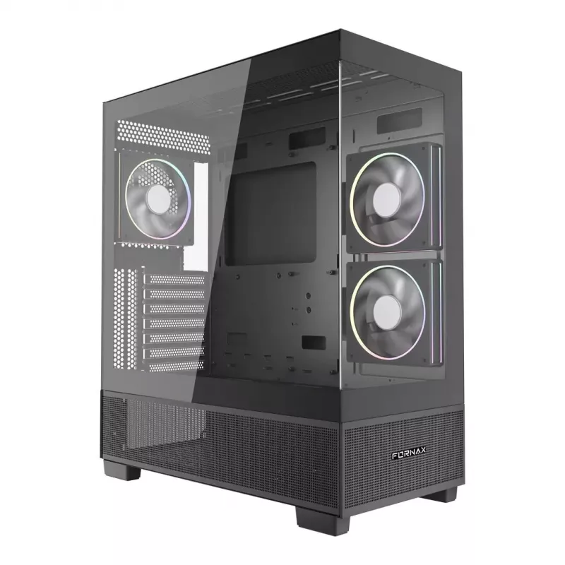 Kompiuterio korpusas GEMBIRD Fornax X550, ATX, juodas