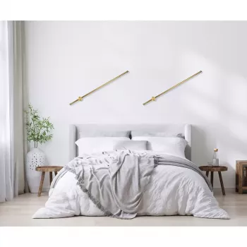 LED sieninis šviestuvas ActiveJet AJE-HILTON Patina Gold 13W 3000K 555lm 900mm vidaus CRI80