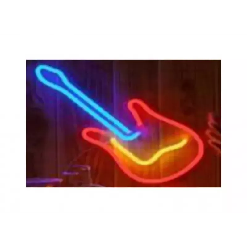 LED neoninė iškaba ActiveJet AJE-NEON GUITAR įvairiaspalvė USB 5V, 240×176×20 mm, paviršinis montavimas