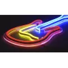 LED neoninė iškaba ActiveJet AJE-NEON GUITAR įvairiaspalvė USB 5V, 240×176×20 mm, paviršinis montavimas