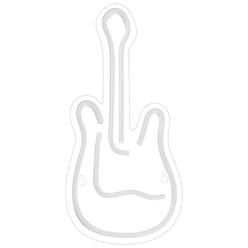 LED neoninė iškaba ActiveJet AJE-NEON GUITAR įvairiaspalvė USB 5V, 240×176×20 mm, paviršinis montavimas