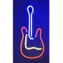 LED neoninė iškaba ActiveJet AJE-NEON GUITAR įvairiaspalvė USB 5V, 240×176×20 mm, paviršinis montavimas