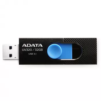 ADATA UV320 USB atmintinė 32 GB USB Type-A 3.2 Gen 1 (3.1 Gen 1) juoda, mėlyna