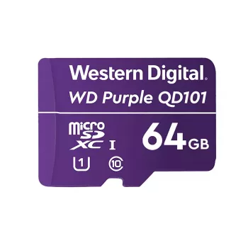 WESTERN DIGITAL WD Purple SC QD101 Ultra Endurance microSD kortelė 64GB