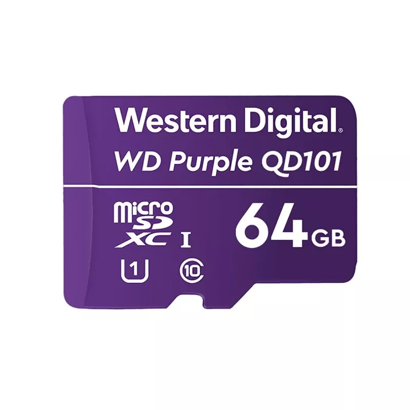 WESTERN DIGITAL WD Purple SC QD101 Ultra Endurance microSD kortelė 64GB