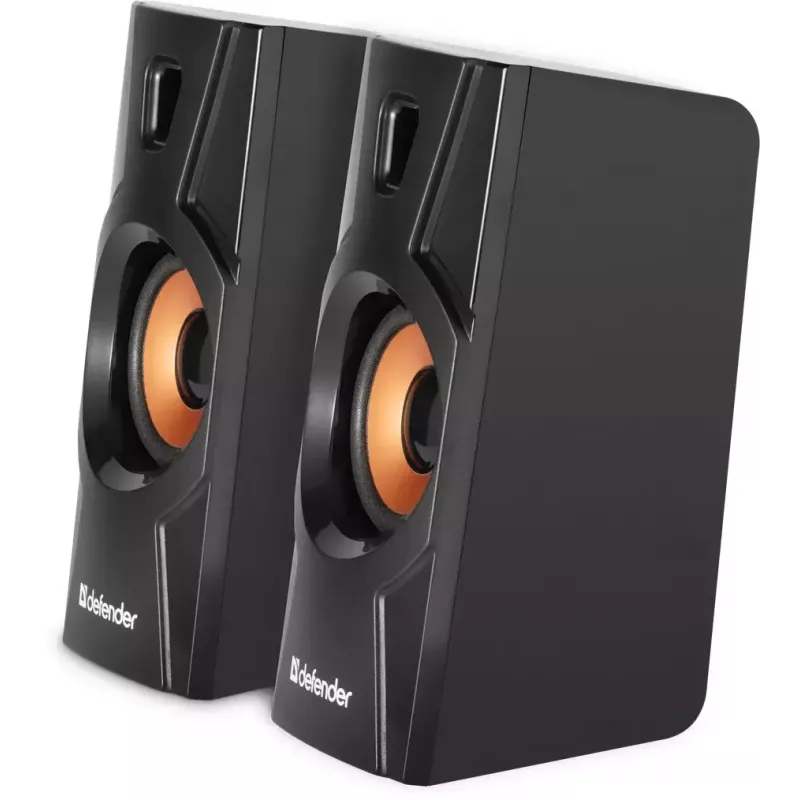 Laidiniai staliniai garsiakalbiai DEFENDER Aurora S8 — 2.0, 8 W RMS, USB maitinimas, 3,5 mm, juodi